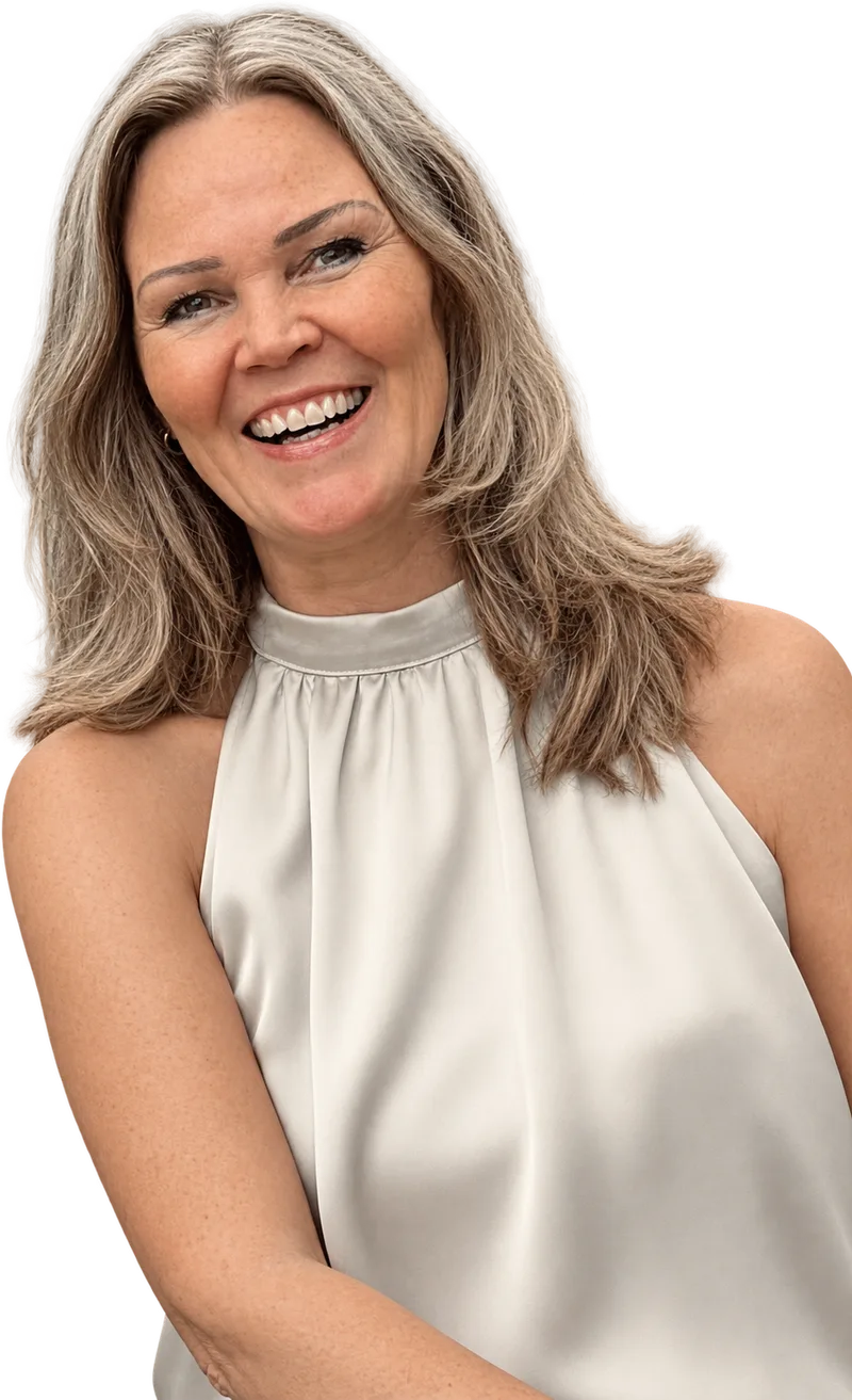 Dagný Erla, fæðingar- og lífsþjálfi, brosandi
